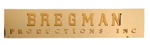 Bregman Productions Inc. Sign